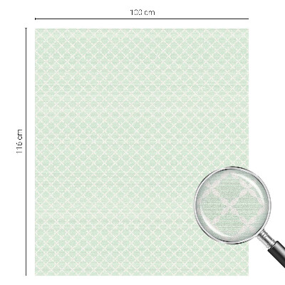 Naklejka na okno mleczna witraż Pastelowa symetria