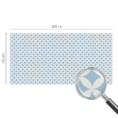 Mleczna naklejka na okno Geometryczna elegancja