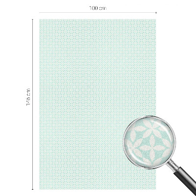 Folia dekoracyjna na okna Kwiatowa symetria