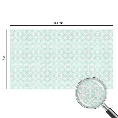 Folia dekoracyjna na okna Kwiatowa symetria