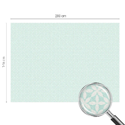 Folia dekoracyjna na okna Kwiatowa symetria