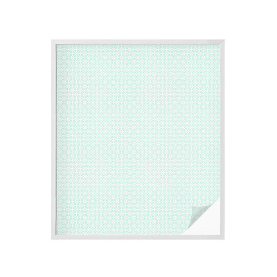 Folia dekoracyjna na okna Kwiatowa symetria