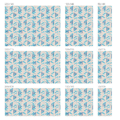 Folia okienna zapewniająca prywatność Geometryczne wzory