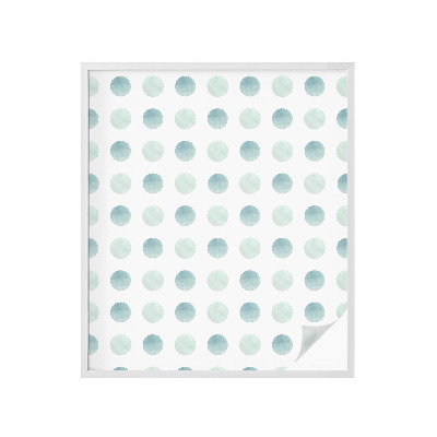 Naklejka na okno dająca prywatność Delikatne kręgi