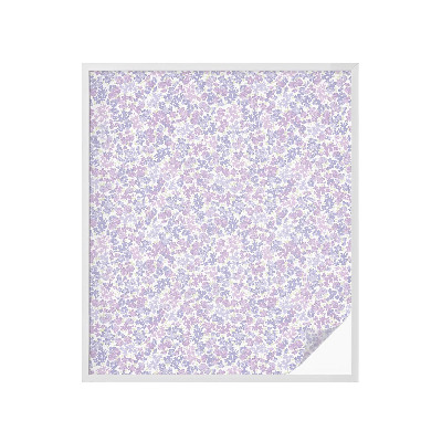 Mleczna naklejka na okno Kwiatowa lekkość