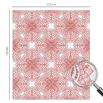 Naklejka na okno mleczna witraż Koronkowe wzory