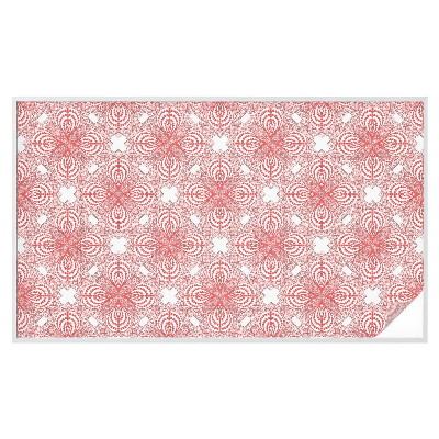 Naklejka na okno mleczna witraż Koronkowe wzory