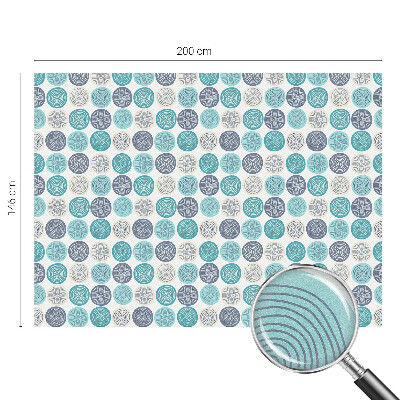 Naklejka na okno dająca prywatność Koła geometryczne