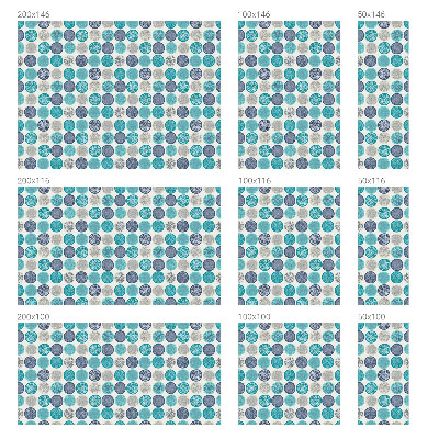 Naklejka na okno dająca prywatność Koła geometryczne