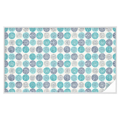 Naklejka na okno dająca prywatność Koła geometryczne