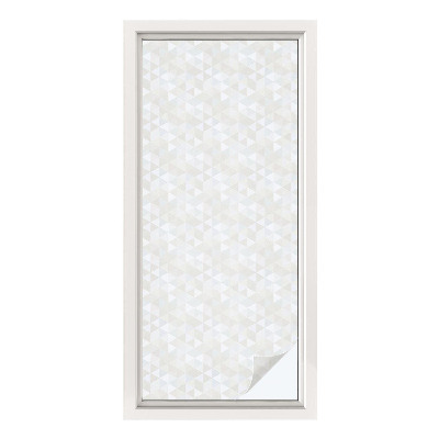 Naklejka na okno mleczna witraż Geometryczne wzory