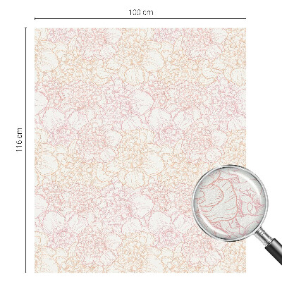 Folia okienna zapewniająca prywatność Kwiatowa elegancja