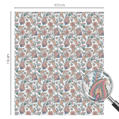 Folia dekoracyjna na okna Kwiatowa elegancja