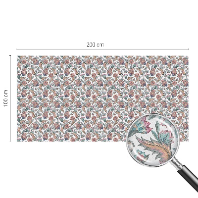 Folia dekoracyjna na okna Kwiatowa elegancja