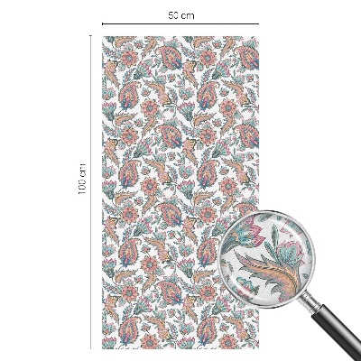 Folia dekoracyjna na okna Kwiatowa elegancja