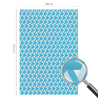 Folia dekoracyjna na okna Geometryczne sześciany