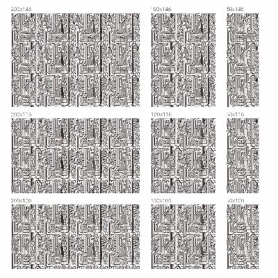 Folia okienna zapewniająca prywatność Techniczny motyw