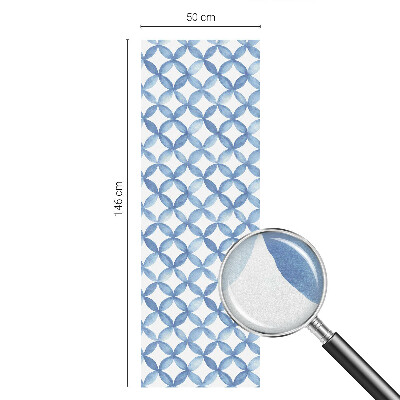 Naklejka na okno mleczna witraż Geometryczne kwiaty