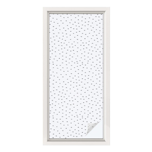 Folia okienna zapewniająca prywatność Geometryczne trójkąty