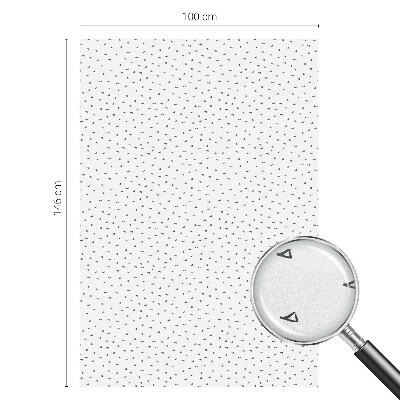 Folia okienna zapewniająca prywatność Geometryczne trójkąty