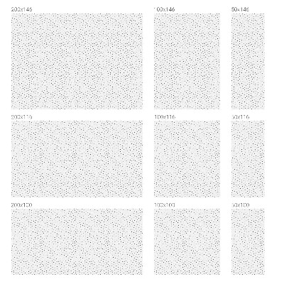 Folia okienna zapewniająca prywatność Geometryczne trójkąty