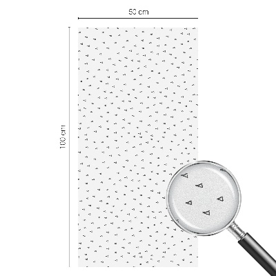 Folia okienna zapewniająca prywatność Geometryczne trójkąty