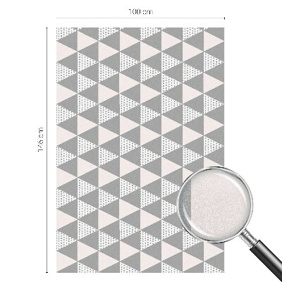 Folia dekoracyjna na okna Nowoczesna geometria