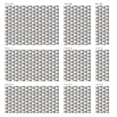 Folia dekoracyjna na okna Nowoczesna geometria