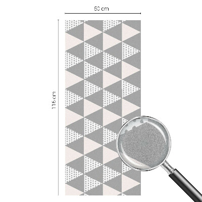 Folia dekoracyjna na okna Nowoczesna geometria