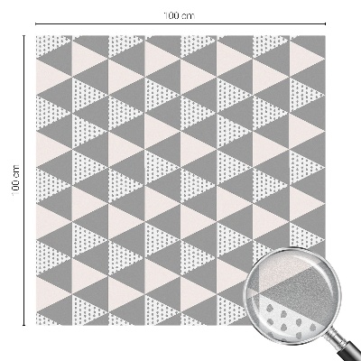 Folia dekoracyjna na okna Nowoczesna geometria