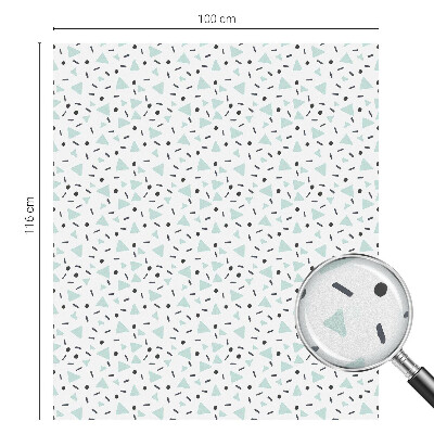 Naklejka na okno dająca prywatność Geometryczne figury
