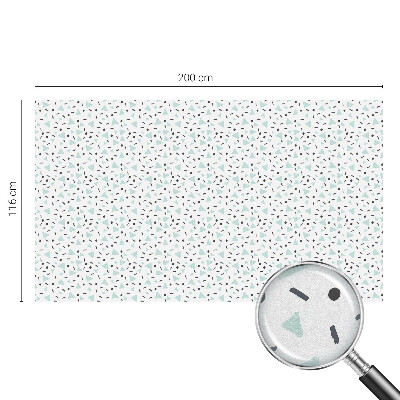 Naklejka na okno dająca prywatność Geometryczne figury