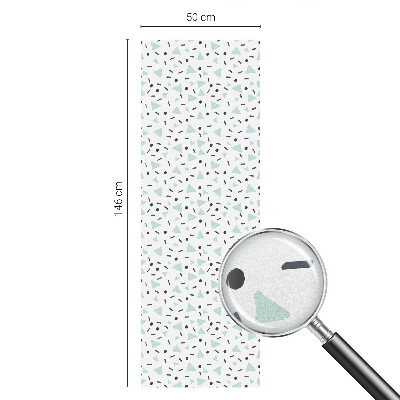 Naklejka na okno dająca prywatność Geometryczne figury