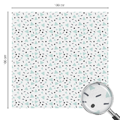 Naklejka na okno dająca prywatność Geometryczne figury
