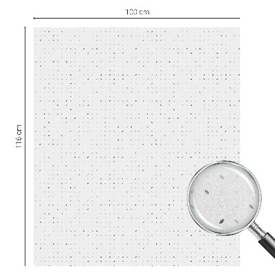 Mleczna naklejka na okno Minimalistyczne kropki