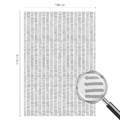 Naklejka na okno mleczna witraż Minimalistyczne linie