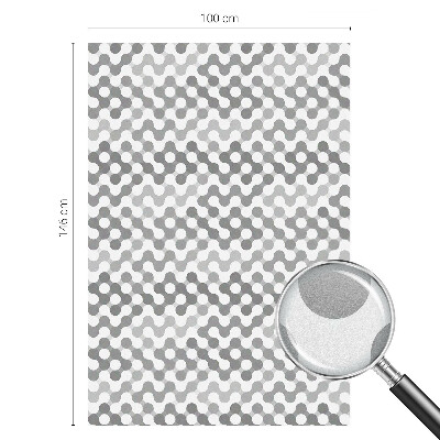 Folia okienna zapewniająca prywatność Geometria fal