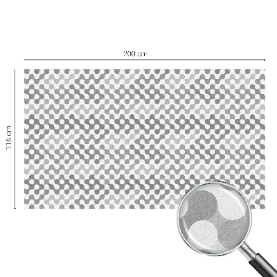 Folia okienna zapewniająca prywatność Geometria fal