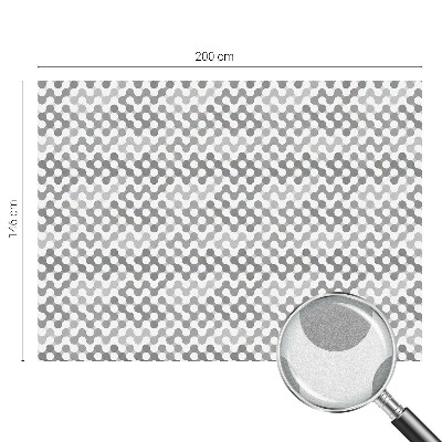 Folia okienna zapewniająca prywatność Geometria fal