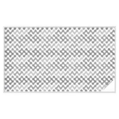 Folia okienna zapewniająca prywatność Geometria fal