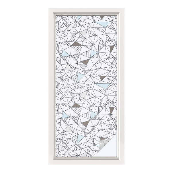 Folia dekoracyjna na okna Abstrakcyjne kształty