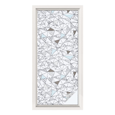 Folia dekoracyjna na okna Abstrakcyjne kształty