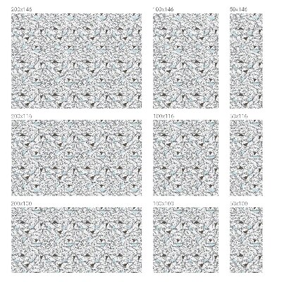 Folia dekoracyjna na okna Abstrakcyjne kształty