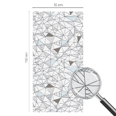 Folia dekoracyjna na okna Abstrakcyjne kształty