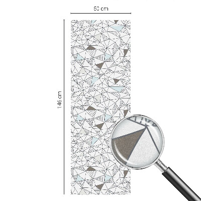 Folia dekoracyjna na okna Abstrakcyjne kształty