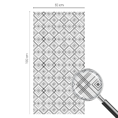 Folia dekoracyjna na okna Rombowa harmonia