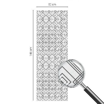 Folia dekoracyjna na okna Rombowa harmonia