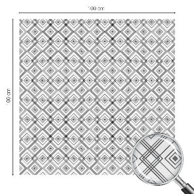 Folia dekoracyjna na okna Rombowa harmonia