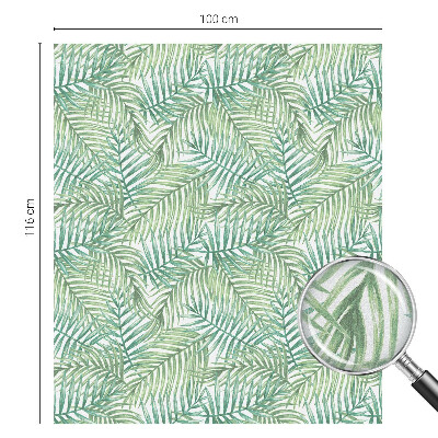 Mleczna naklejka na okno Zielona paproć