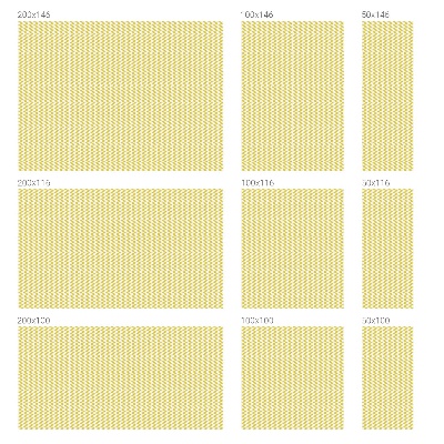 Folia okienna zapewniająca prywatność Żółte zygzaki